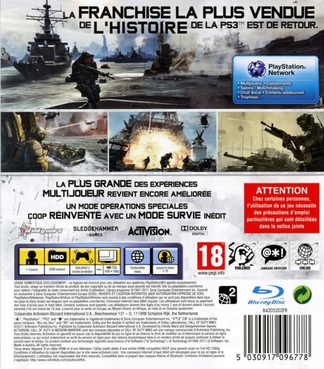 CALL OF DUTY : MODERN WARFARE 3 - vue 2